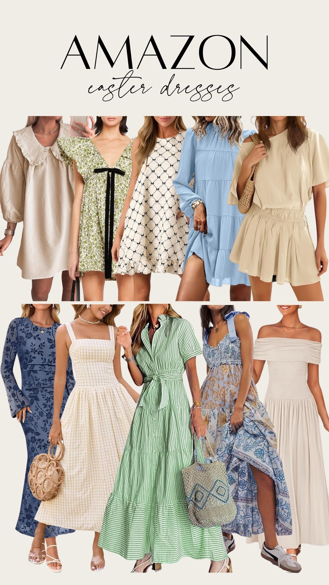 Amazon Easter dresses! Last minute Easter outfit 

#LTKSeasonal
