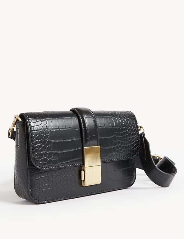 Faux leather Cross Body Bag | M&S Collection | M&S | Marks & Spencer (UK)