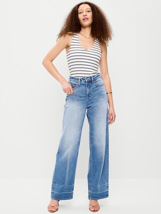 Extra High-Waisted Wide-Leg Jeans | Old Navy (US)
