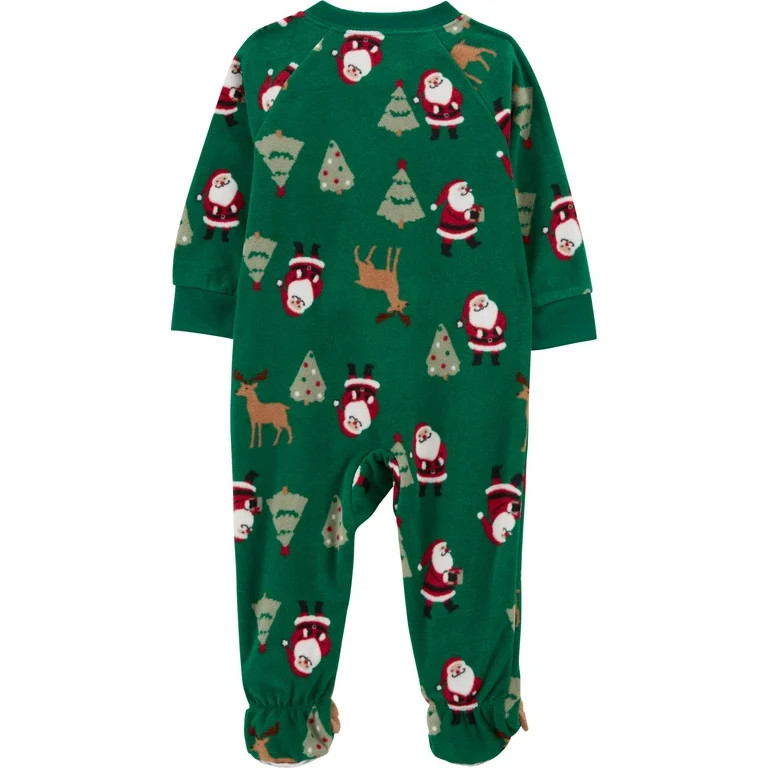Carter's Child of Mine Toddler Holiday Pajama Sleeper, One-Piece, Sizes 12M-5T | Walmart (US)