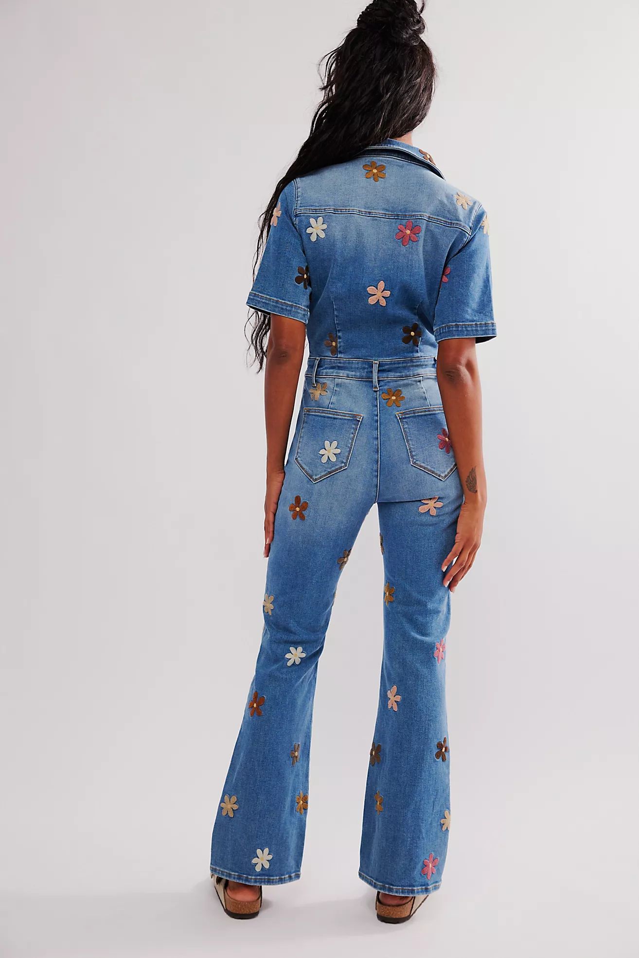 Driftwood Embroidered Jumpsuit | Free People (Global - UK&FR Excluded)