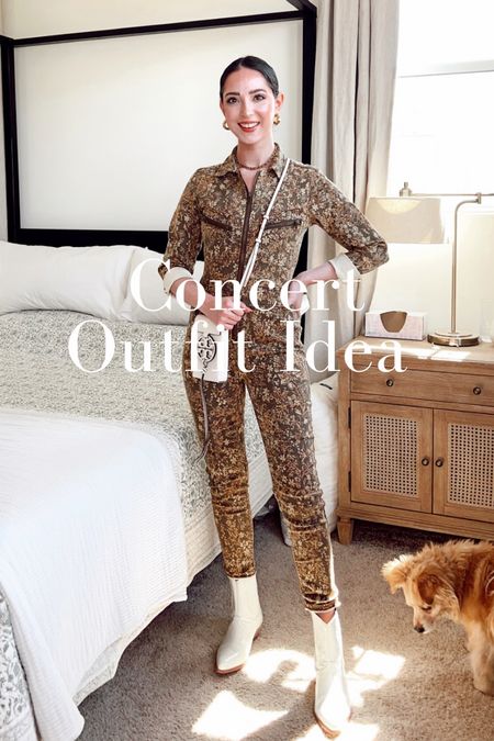 I wear an XS in this jumpsuit, runs TTS (very stretchy but holds you in)

Let’s pretend we’re seeing Taylor Swift 👀👇🏼 

Here’s 3 concert outfit tips to have the best night of your life 👏🏼
 
✨ Flat Shoes - You’re going to be on your feet for hours so wear comfortable shoes! If you want a photo in heels, take the photo before you leave or bring a flat pair of shoes for the concert  👠


✨ Small / Clear Bag - For many concerts a clear bag is required, check Amazon for options! If you can bring a regular bag keep it small. Even a fanny pack will free up your arms and keep your items close!


✨ Don’t Let it Slip 👀 - I want to have the MOST fun when I go to a concert. I don’t want to worry about my “goods” slipping or showing to strangers! Wear clothing that doesn’t need too much fussing or that’s extremely short (just how I roll 😉) 


Comment “Me!” if you wish you were seeing Taylor Swift in concert! 🙋🏻‍♀️

Follow for more style tips like this! ❤️

#LTKsalealert #LTKSeasonal #LTKstyletip