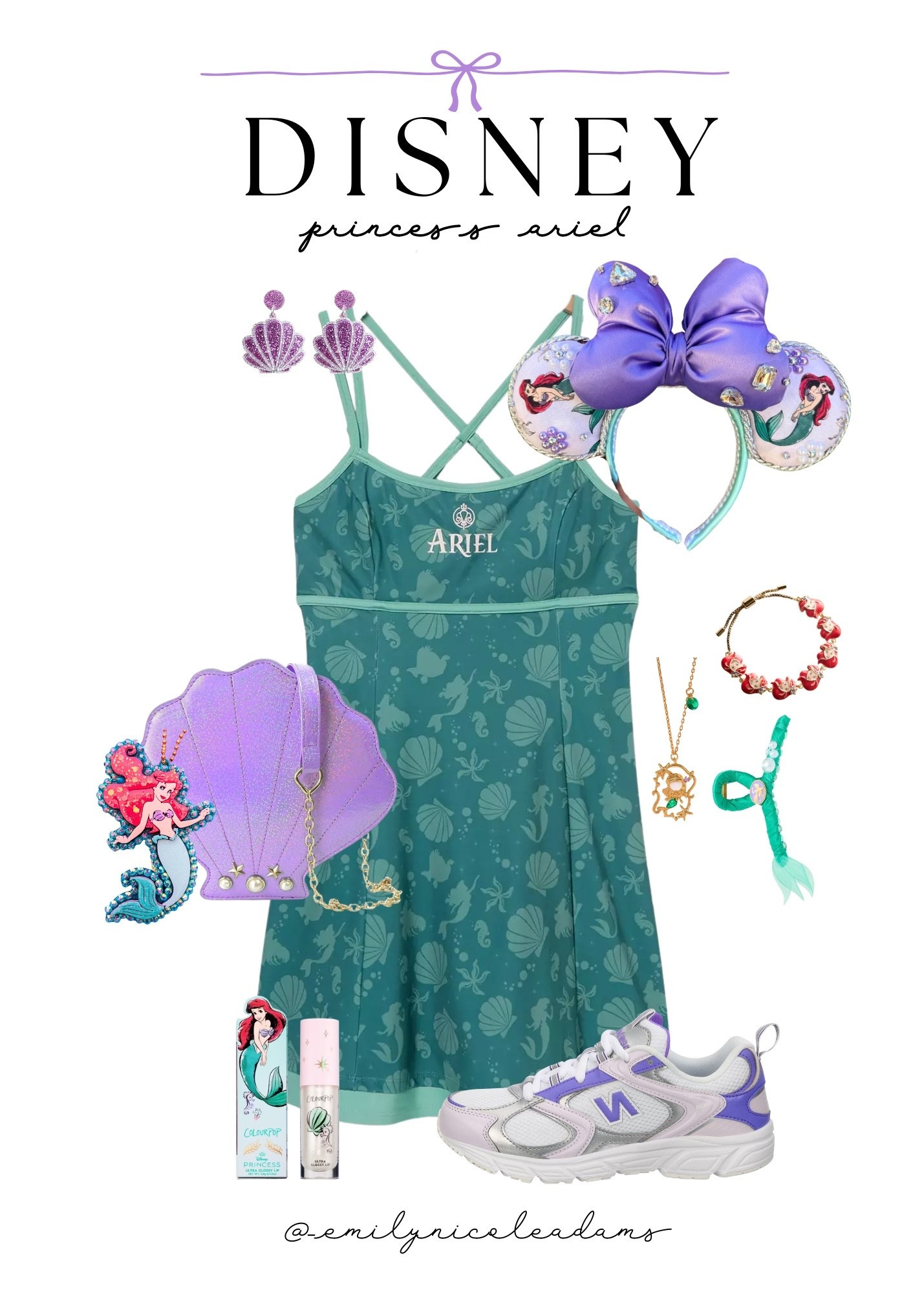 Disney Princess Ariel Little Mermaid Outfit💜 disney outfit, magic kingdom, disney trip, disney travel style; disney outfit Inspo, disney girl, little mermaid, disney princess, disney bound, magic kingdom outfit idea, disney trip, disney vacation

#LTKootd #LTKgrwm #LTKvlog