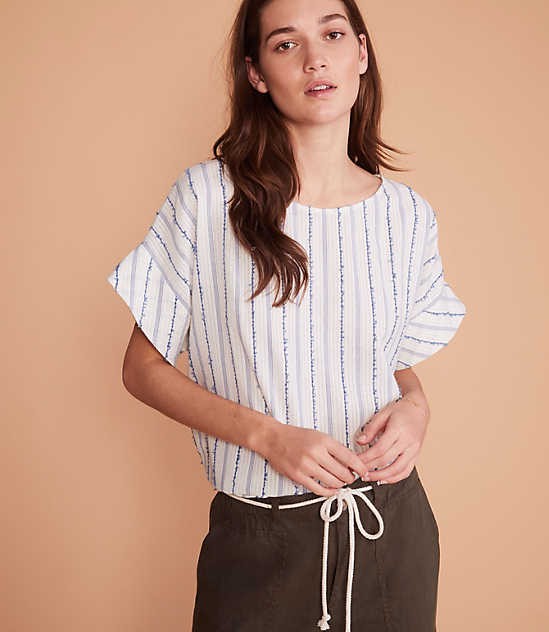 Lou & Grey Dobby Striped Top | Lou & Grey | Lou & Grey (US)