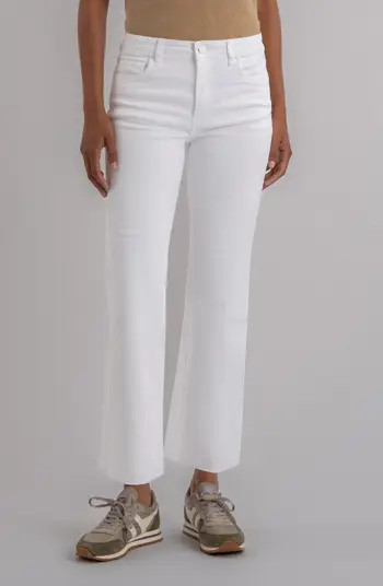 Kelsey High Waist Raw Hem Ankle Flare Leg Jeans | Nordstrom