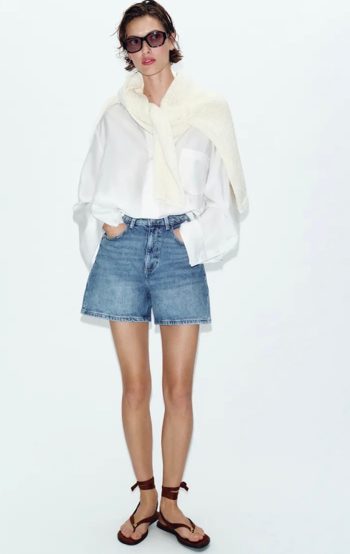 ZARA FINDS: Mom fit shorts #LTKunder50 #zarafinds #zara #zarafind