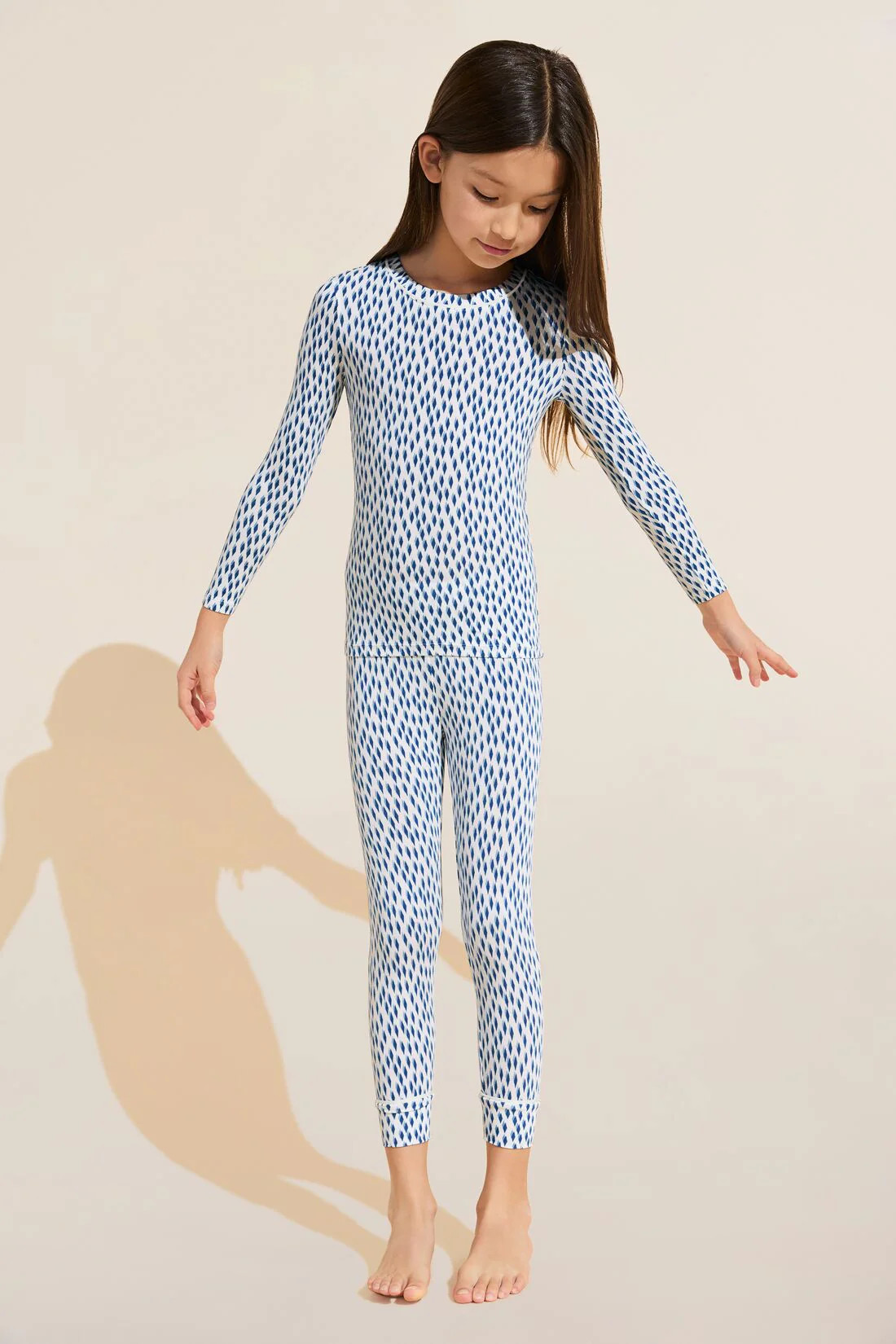 Kids Printed TENCEL™ Modal Unisex Long PJ Set | Eberjey