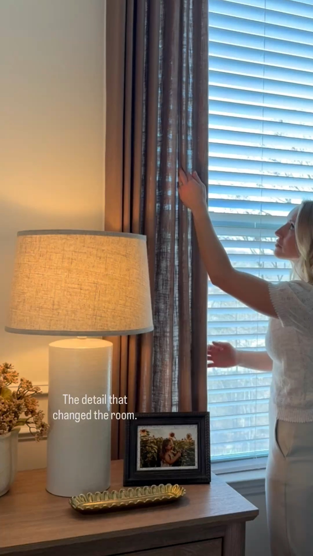 There are small details in a room that quietly change everything.

For me, it was adding custom linen drapes to our bedroom. The softness of the fabric, the way the pleats hold their shape, and the way they filter light throughout the day completely elevated the space.

These are from TwoDrapes and I chose the color Latte for a warm, natural linen look.

If you’re considering curtains, this is one of those upgrades that instantly makes a room feel more finished.

You can shop them through my Amazon storefront — linked in bio — and I’ve also added them to my LTK for easy access.

#LTKHome