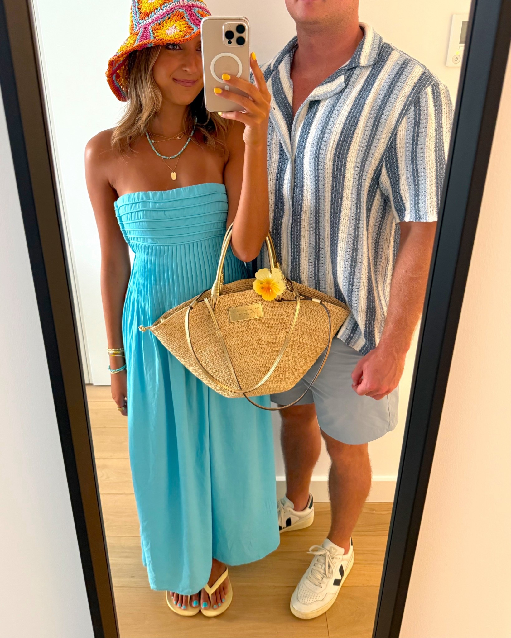 day one in Portugal 💕 his & hers European summer outfit idea 