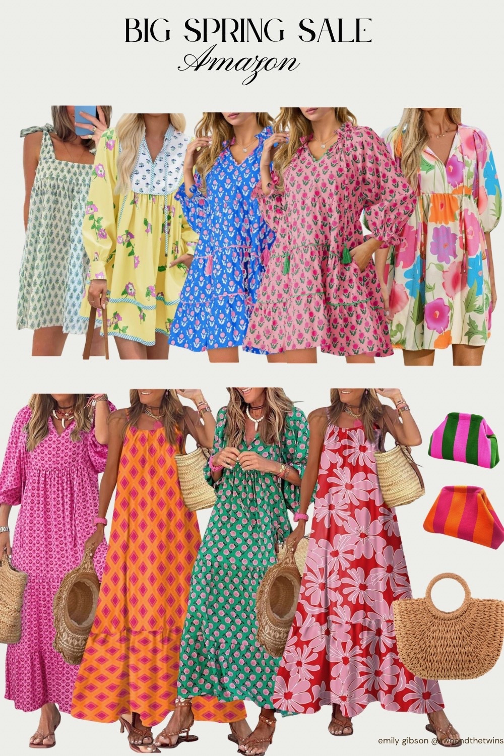 Spring dresses on sale for Amazon’s Big Spring Sale! 


Floral dress, boho dress, colorful dress, maxi dress, Hand bag, summer clutch, straw bag

#LTKSaleAlert #LTKU #LTKSeasonal