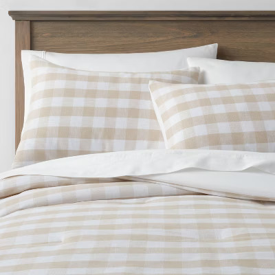 Yarn-Dyed Gingham Comforter & Sham Set - Threshold™This item is not available | Target