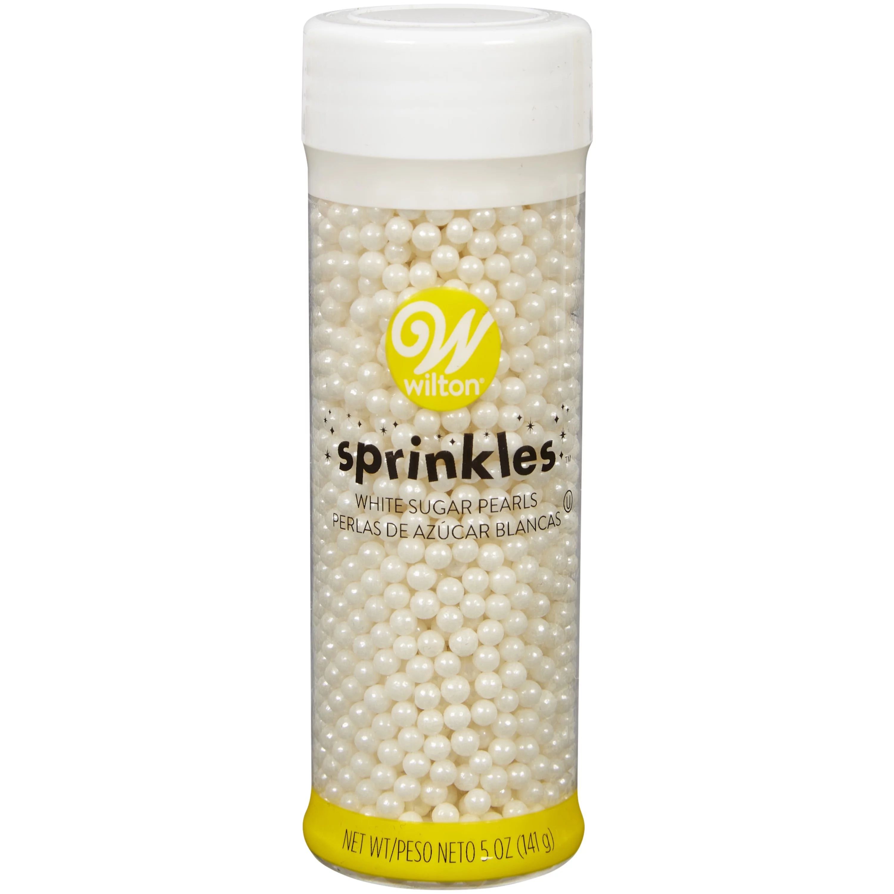 Wilton Sugar Pearl Sprinkles, Pearls for Cakes and Icing Decoration, 5 oz., White | Walmart (US)