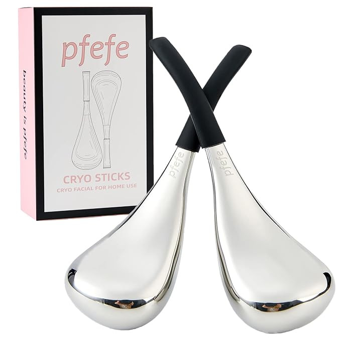 pfefe Ice Globes Facial Skin Care Tools for Women Face Eyes, Stainless Steel Face Beauty Cryo Sti... | Amazon (US)