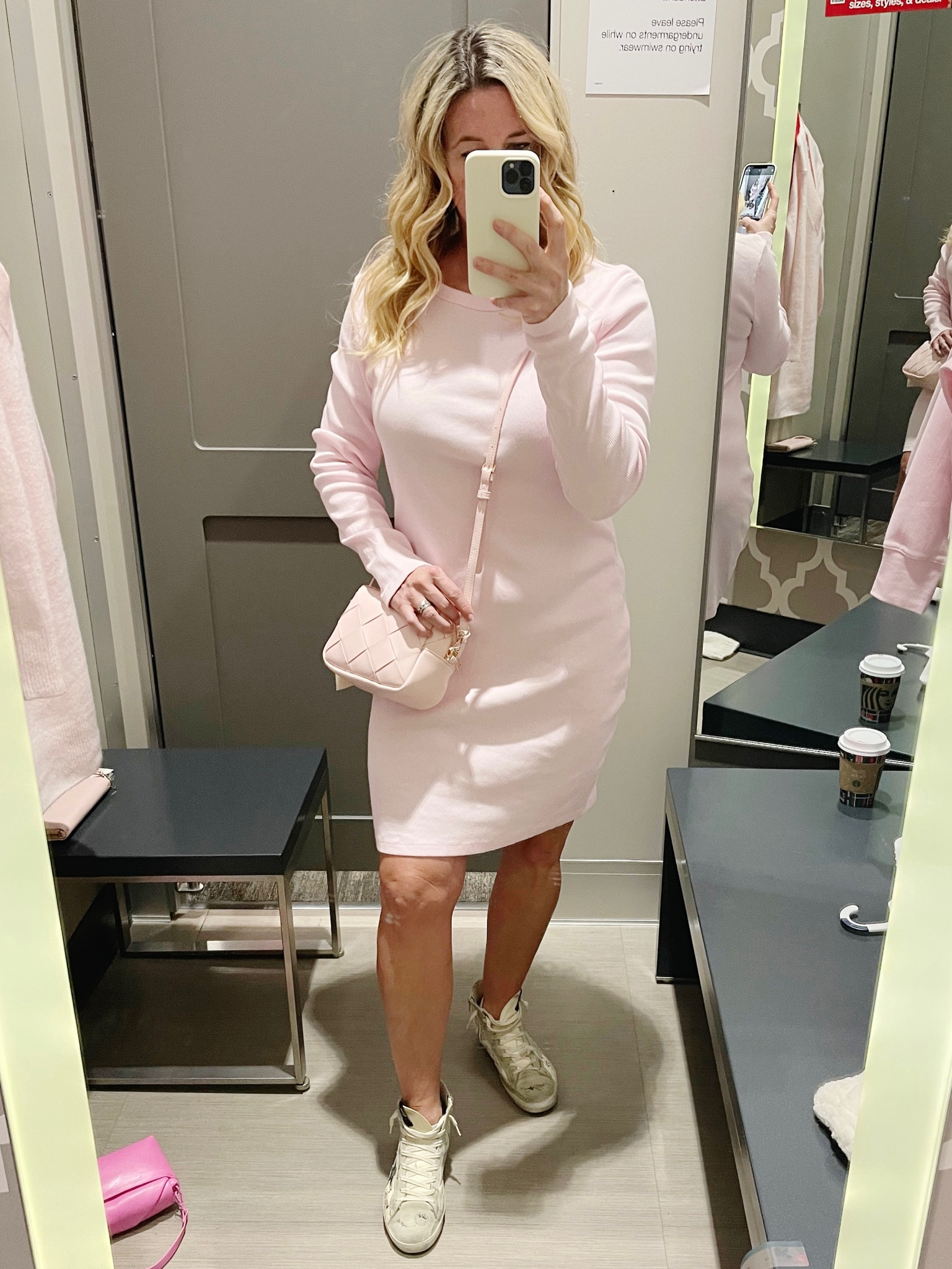 Another great dress from @target ! ❤️
Super comfy, and is a great staple item. You can add some layering to mix it up too. (Jacket, cardigan 😉) I am wearing a M. 
I love this purse (not online yet) from their A New Day collection .

#LTKfindsunder50 #LTKSeasonal #LTKstyletip