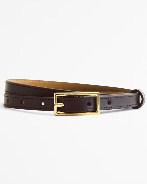 Rectangle Skinny Belt | Abercrombie & Fitch (US)