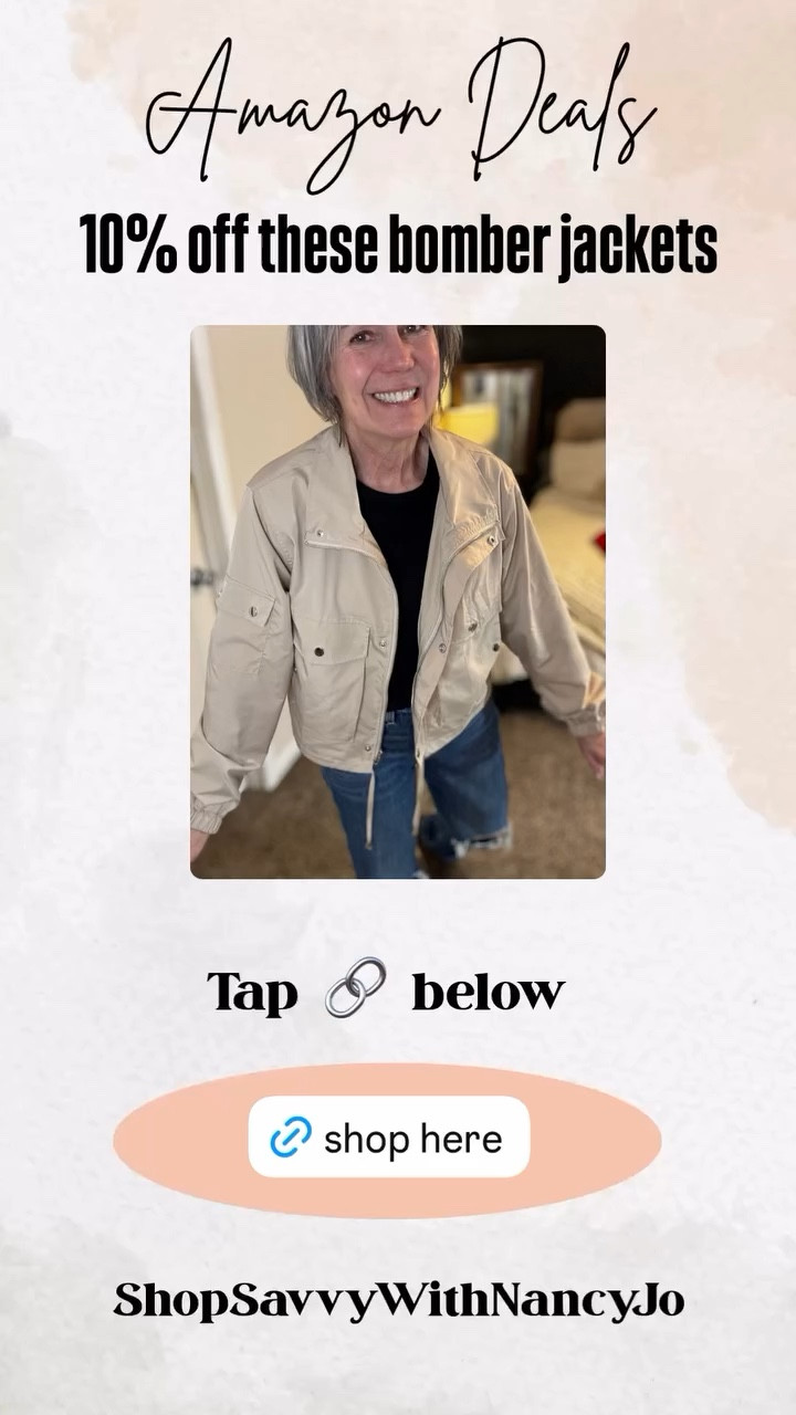 ‼️ SALE ALERT ‼️ A cute take on the classic trench!

10% off these bomber jackets. I am wearing a small for reference. 



#LTKSaleAlert #LTKSeasonal #LTKOver40