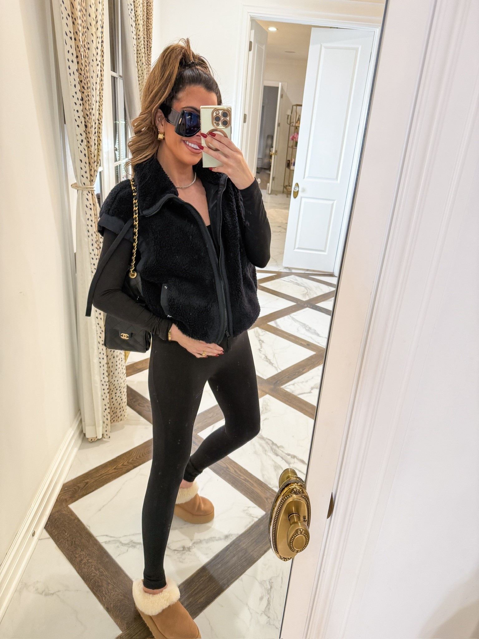 You all sold out this sherpa vest so fast! Linking a lookalike that is Prime! I’m wearing a size medium. It’s giving high quality, but for a fraction of the cost!! 🖤

Lululemon, Alo, Vest, Athletic vest, Target vest, Black vest, Comfy outfit, Casual outfit, Lounge set, Target finds, Emily Ann Gemma


#LTKmomlife #LTKFindsUnder50 #LTKootd