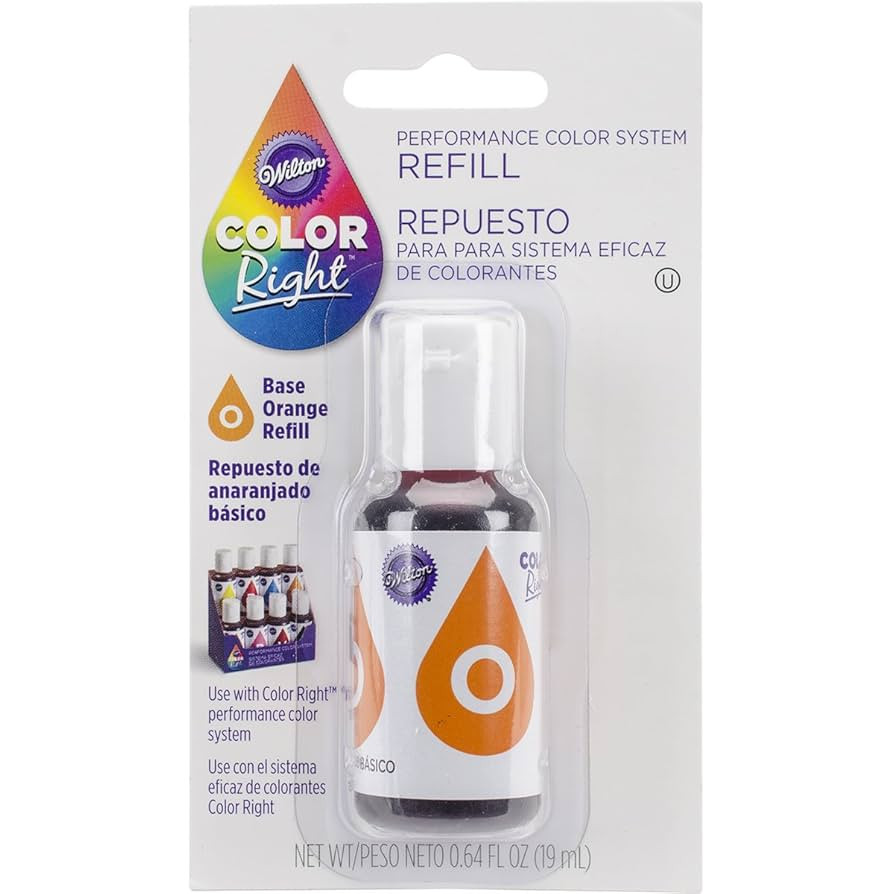 Wilton Right Food Color System Refill, .07 oz, Orange | Amazon (US)