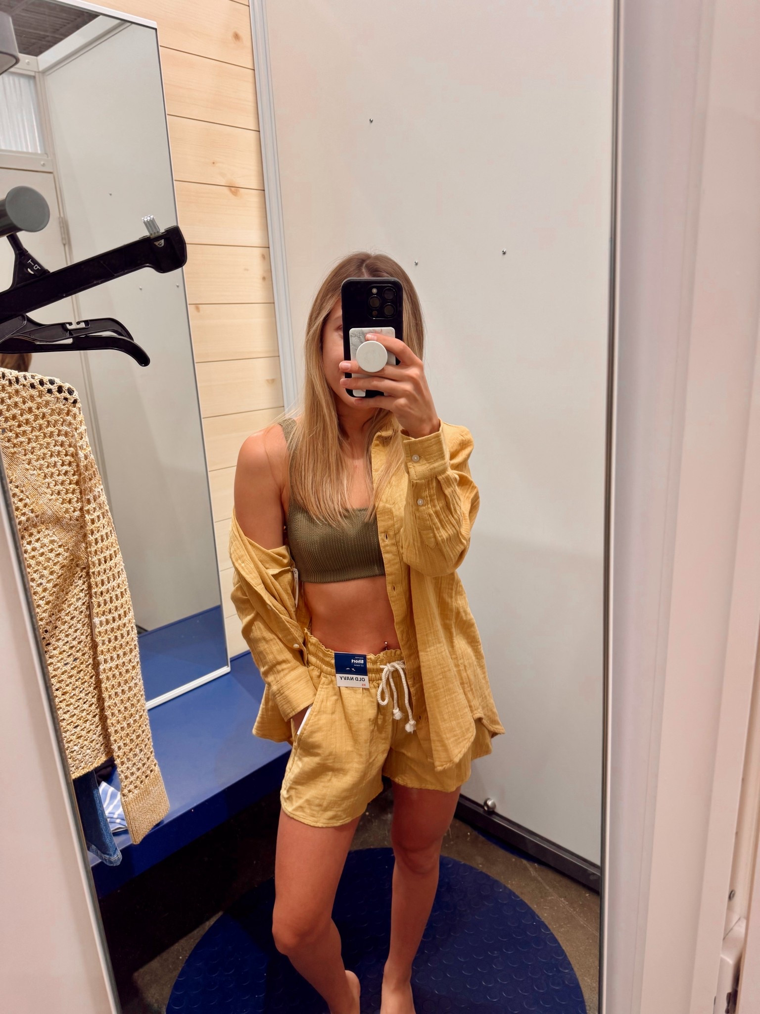 So obsessed with this vacation-ready outfit from Old Navy! 🌴 I love the muted, neutral colors, perfect for spring break, summer vacations, or weekend getaways. The linen shorts and button-up top with an open back are lightweight, breathable, and so easy to wear, and I paired it with this ribbed bikini for the ultimate resort-ready look.

If you’re looking for a cute, comfortable, and versatile summer outfit, this is it! ☀️ 

#OldNavyStyle #VacationOutfit #SpringBreakStyle #SummerVacationStyle #ResortWear #LinenShorts #ButtonUpTop #RibbedBikini #BeachReady #OOTD #TravelStyle #SummerStyle #NeutralOutfit 

 #LTKSaleAlert #LTKPetite #LTKSwim