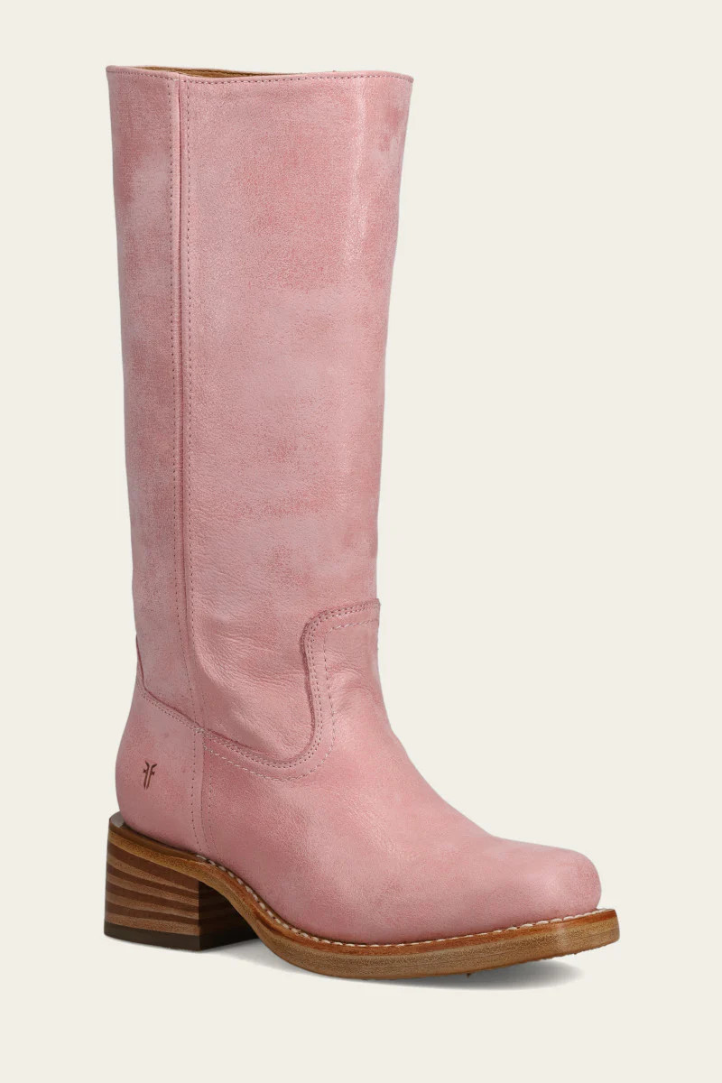 Women's Pink Campus 14L Boots | The Frye Company | FRYE