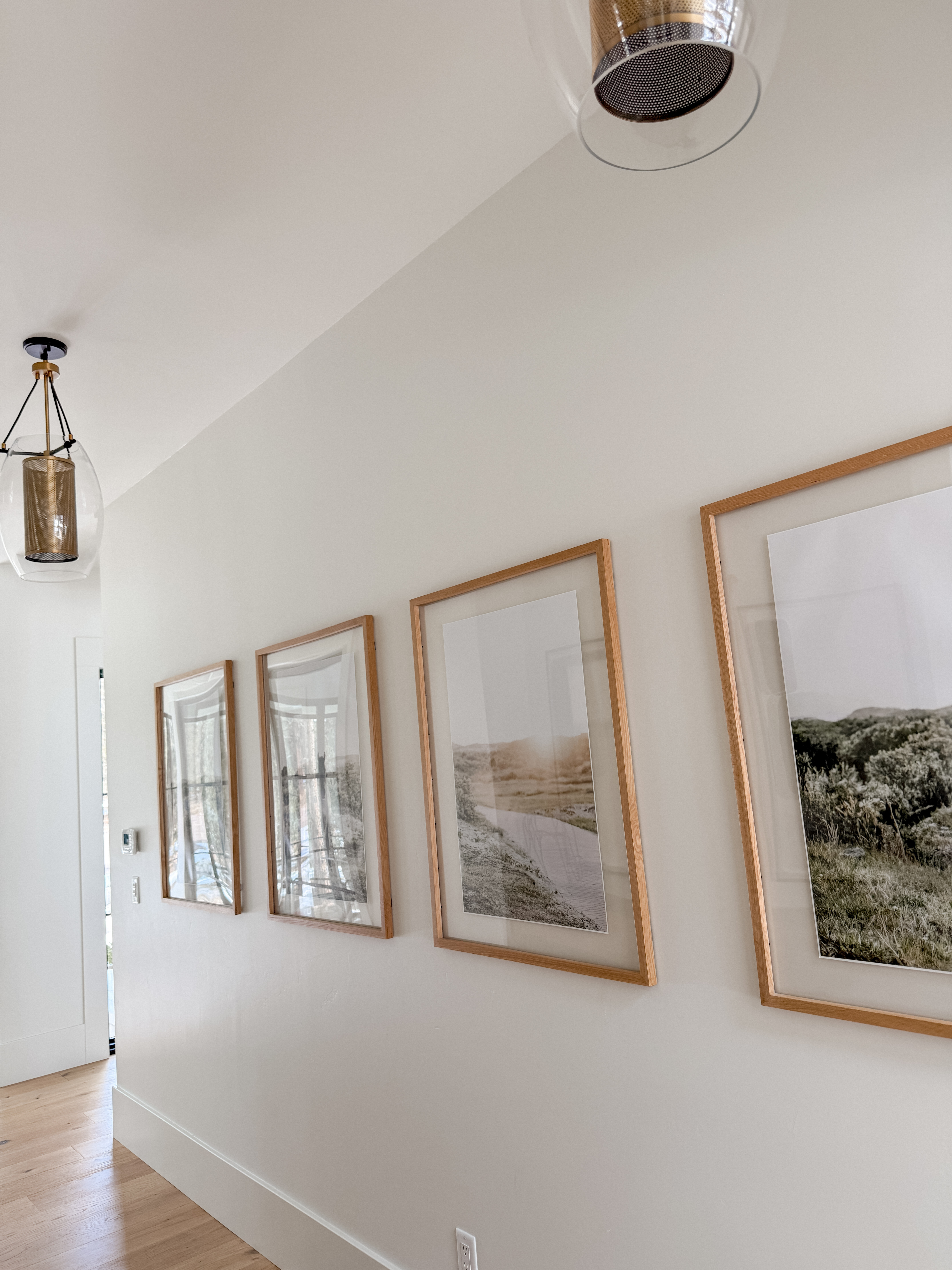 The new prints look amazing in the floating wood frames. They came in a set of three so I ordered an extra of the landscape for each edge and it turned out so good. 

 #LTKSeasonal #LTKHome #LTKStyleTip