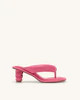 Talia Puffed Sandal - Rose Red | JW PEI US
