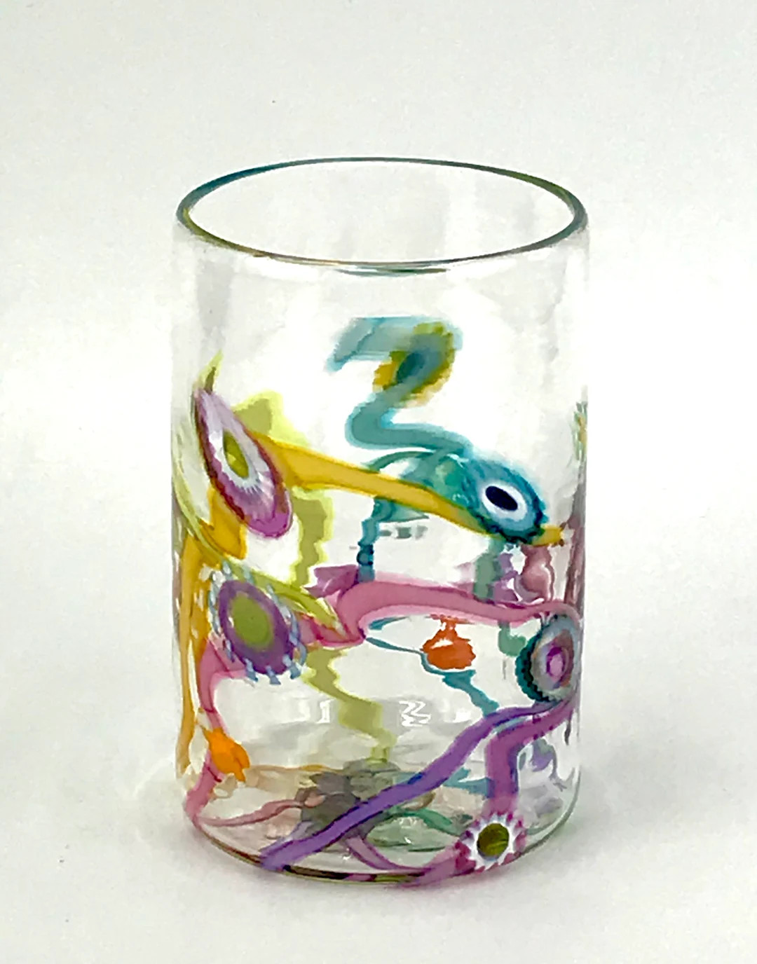 Handblown glassware - Party Cup, Happy glass, great for gifts, made to order, price per cup | Etsy (US)