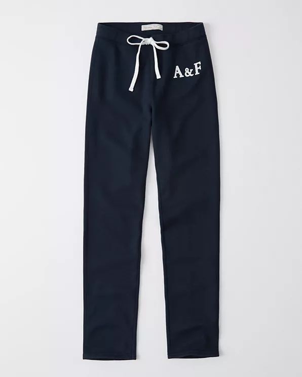 Fleece Logo Sweatpants | Abercrombie & Fitch (US)