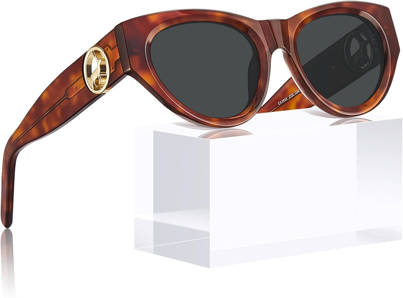 CARFIA Trendy Women's CatEye Sunglasses - Bold Style with Designer Finish, Polarized UV400 Protec... | Amazon (US)