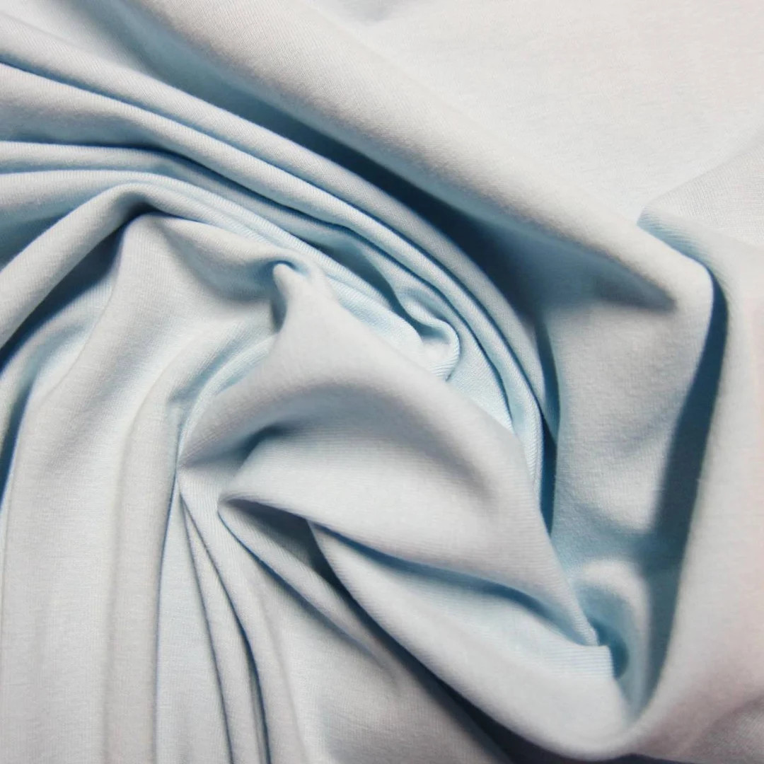 Light Blue Cotton/Spandex Jersey - 200 GSM | Etsy (US)