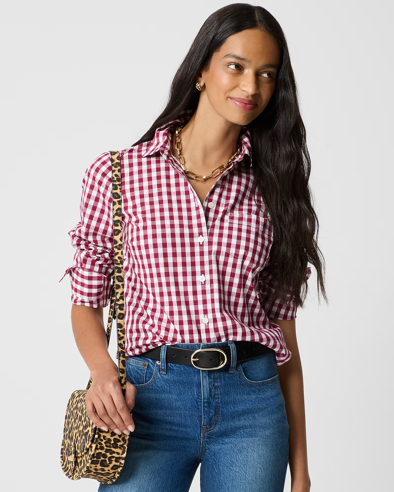 Lightweight cotton-blend shirt in signature fit | J.Crew Factory