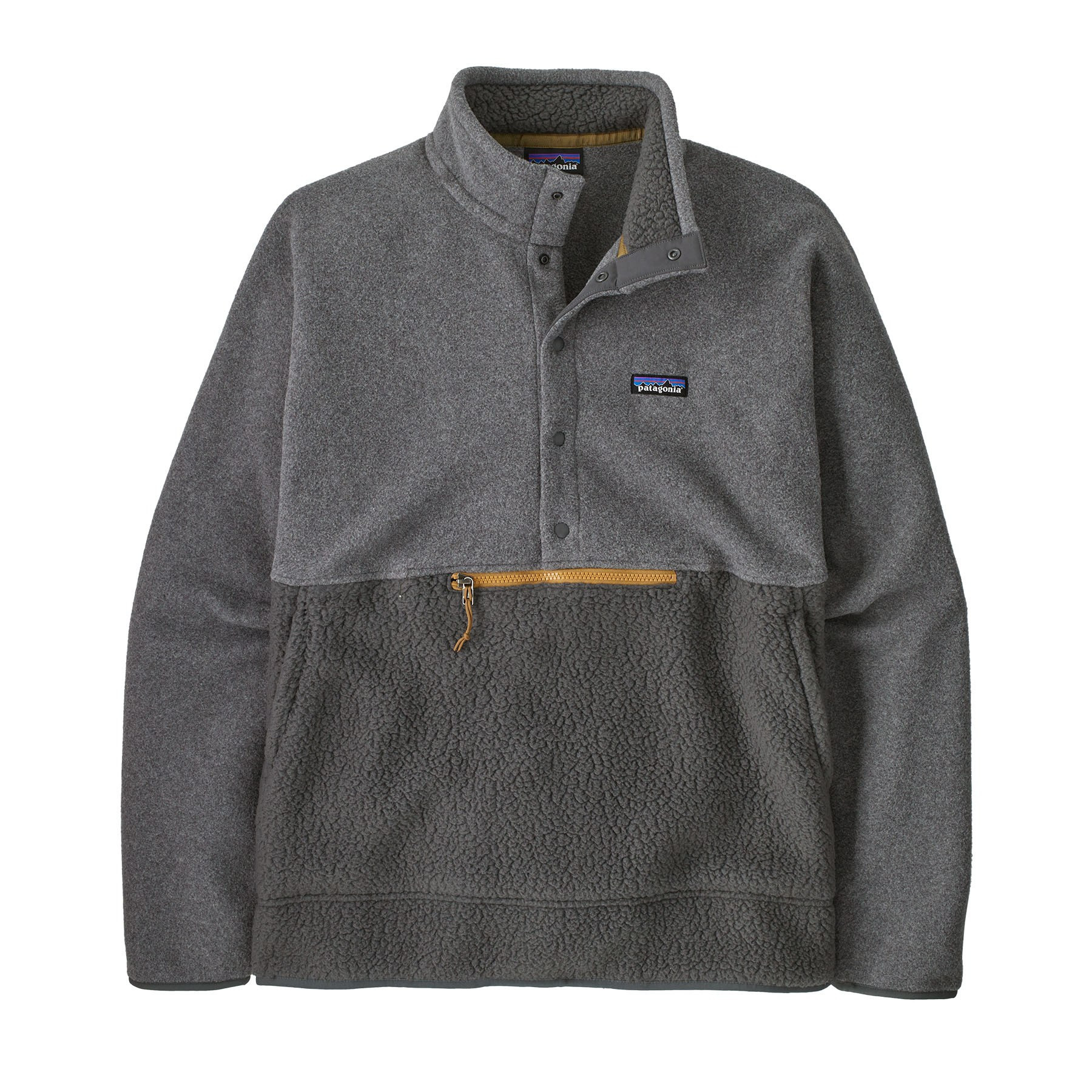 Patagonia Men's Retro Pile Half-Snap Pullover Gray S | REI