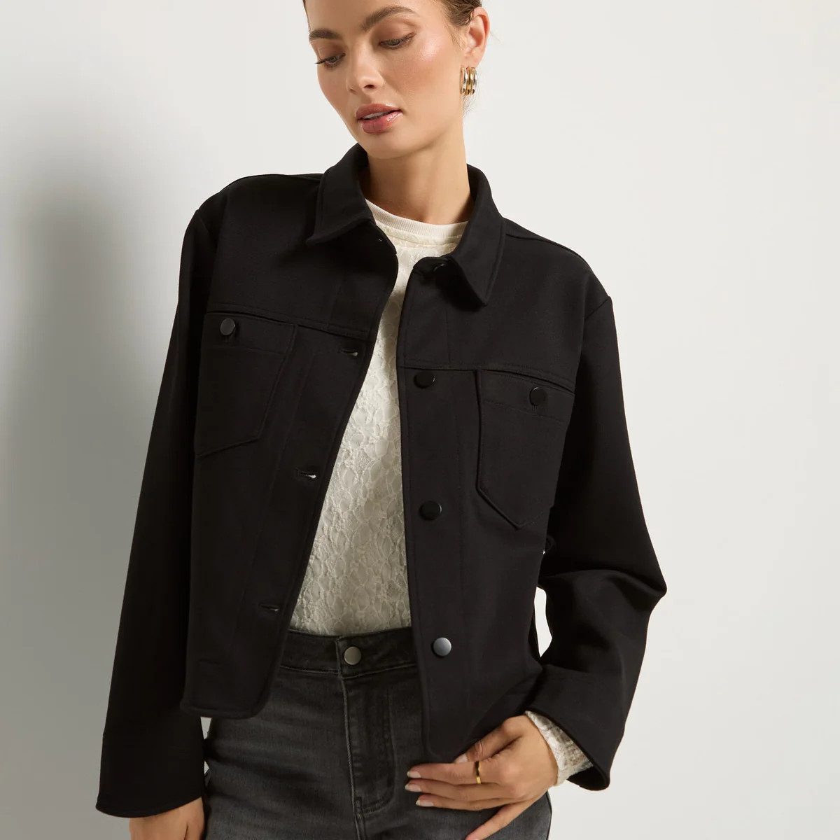 SEAS Long Weekend Twill Jacket - Soft-Structured & Versatile | Seventy Eight and Sunny