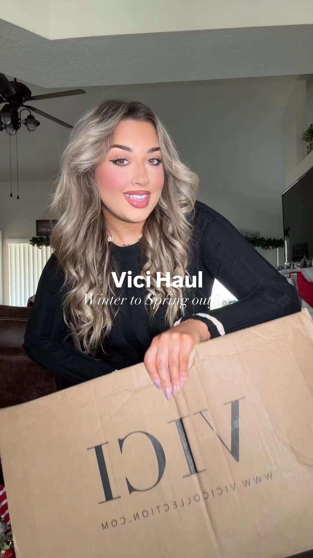 Vici haul winter to spring outfit ideas. 
Code NICOLEMADDIE35 for 35% off from 1/4 through 1/6! 

I’m wearing a size large in everything! 

#LTKStyleTip #LTKMidsize #LTKWatchNow
