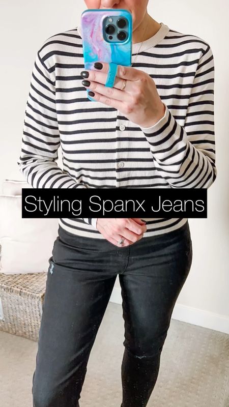 I’ve been a fan of @spanx leggings for years, but I’m new to their jeans and let me tell you, they might be the best jeans I’ve tried. They feel like leggings but look exactly like regular jeans and have so much stretch that I can wear them around the house all day with no problem! Use my code 𝗘𝗠𝗜𝗟𝗬𝗛𝗫𝗦𝗣𝗔𝗡𝗫
to get 10% off sitewide, plus free shipping (excluding sales). 

Everything is linked. 
 

#LTKstyletip #LTKunder100 #LTKunder50