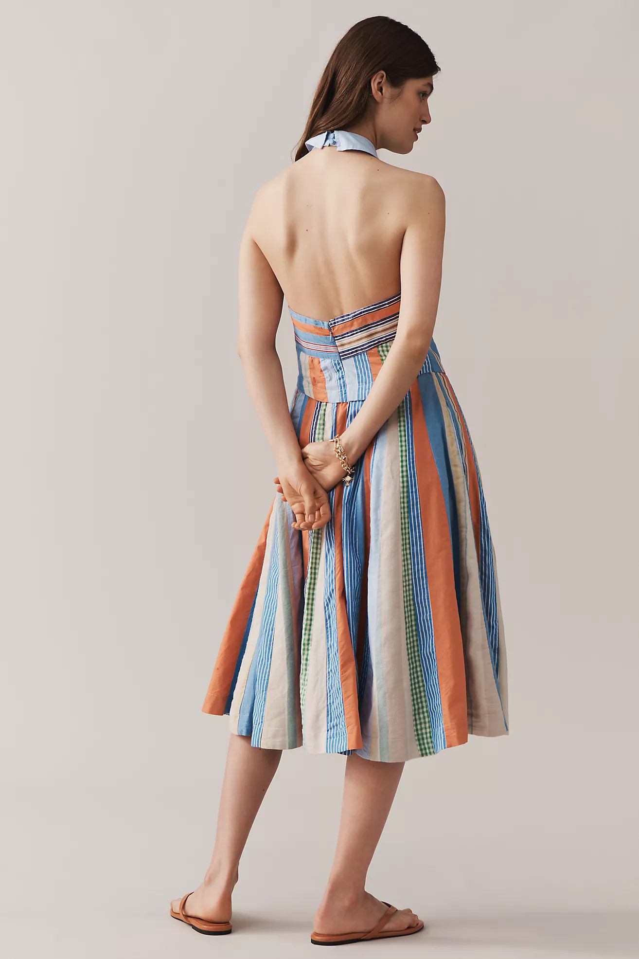 Maeve Collared Halter Shirt Dress | Anthropologie (US)