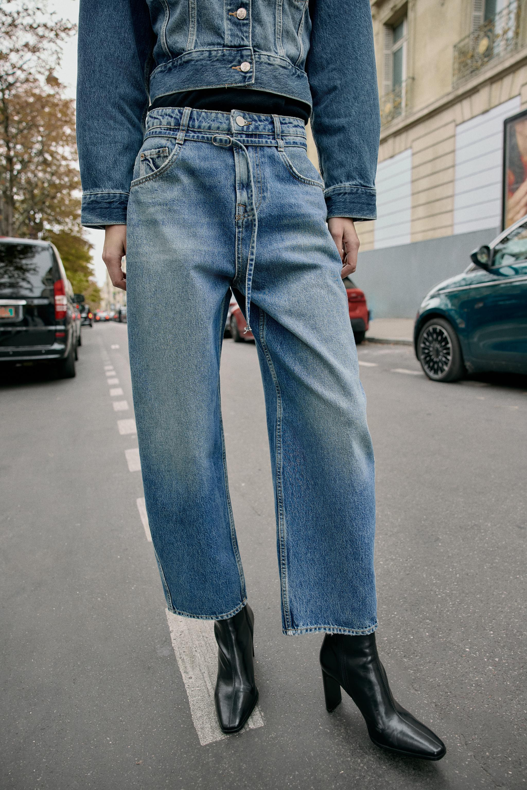Z1975 MID-RISE BARREL JEANS | Zara US