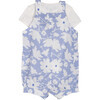 Baby Angus Set, Blue Striped Floral | Maisonette