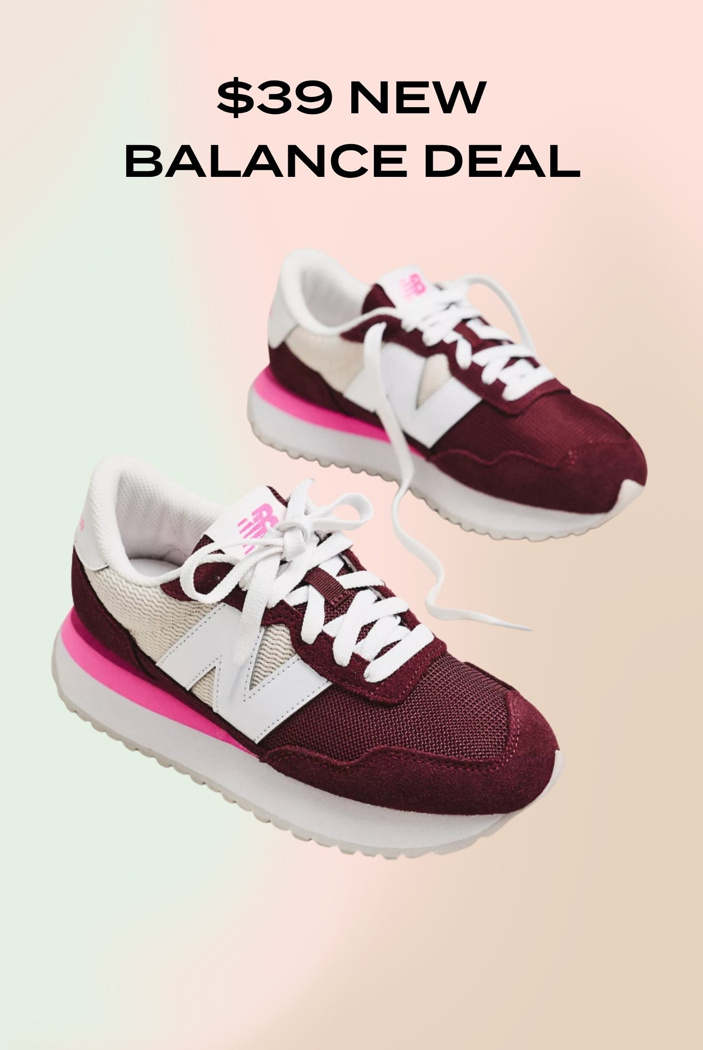 $39 New Balance deal extra 50% off in cart! 🚨

#LTKSaleAlert #LTKSeasonal #LTKgrwm