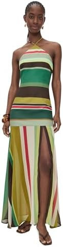 Seven Wonders Women's Estella Halter High Slit Maxi Dress | Amazon (US)