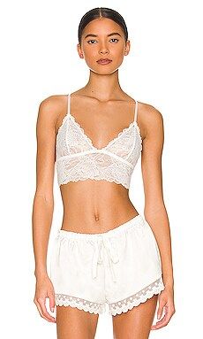 Free People Everyday Lace Bralette in Ivory from Revolve.com | Revolve Clothing (Global)