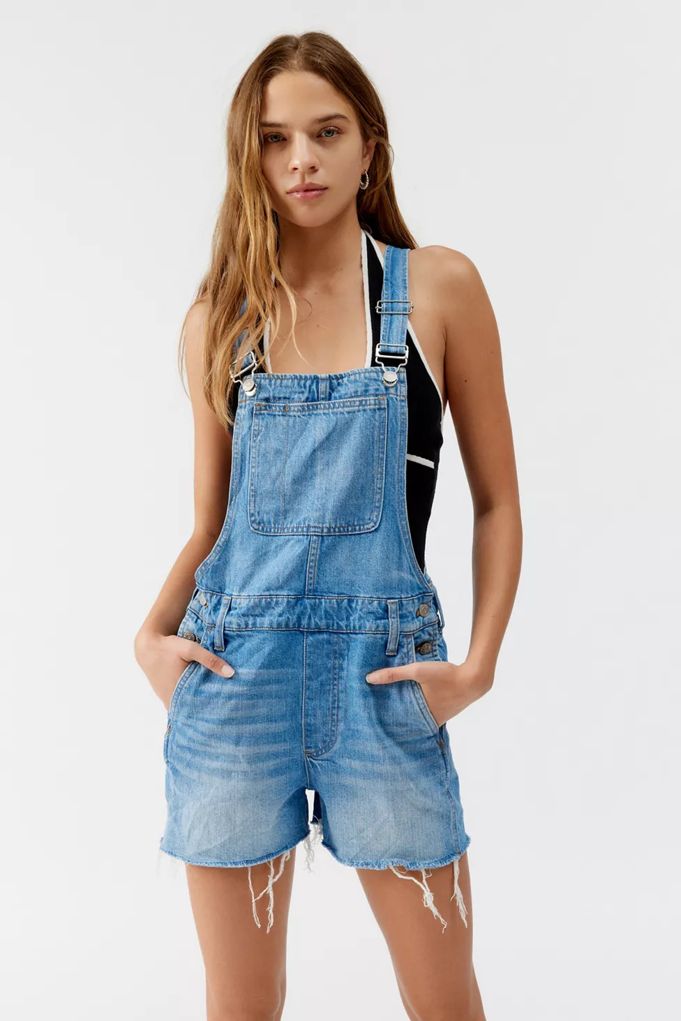 Urban Renewal Vintage Y2K Gummy Denim Shortall | Urban Outfitters (US and RoW)