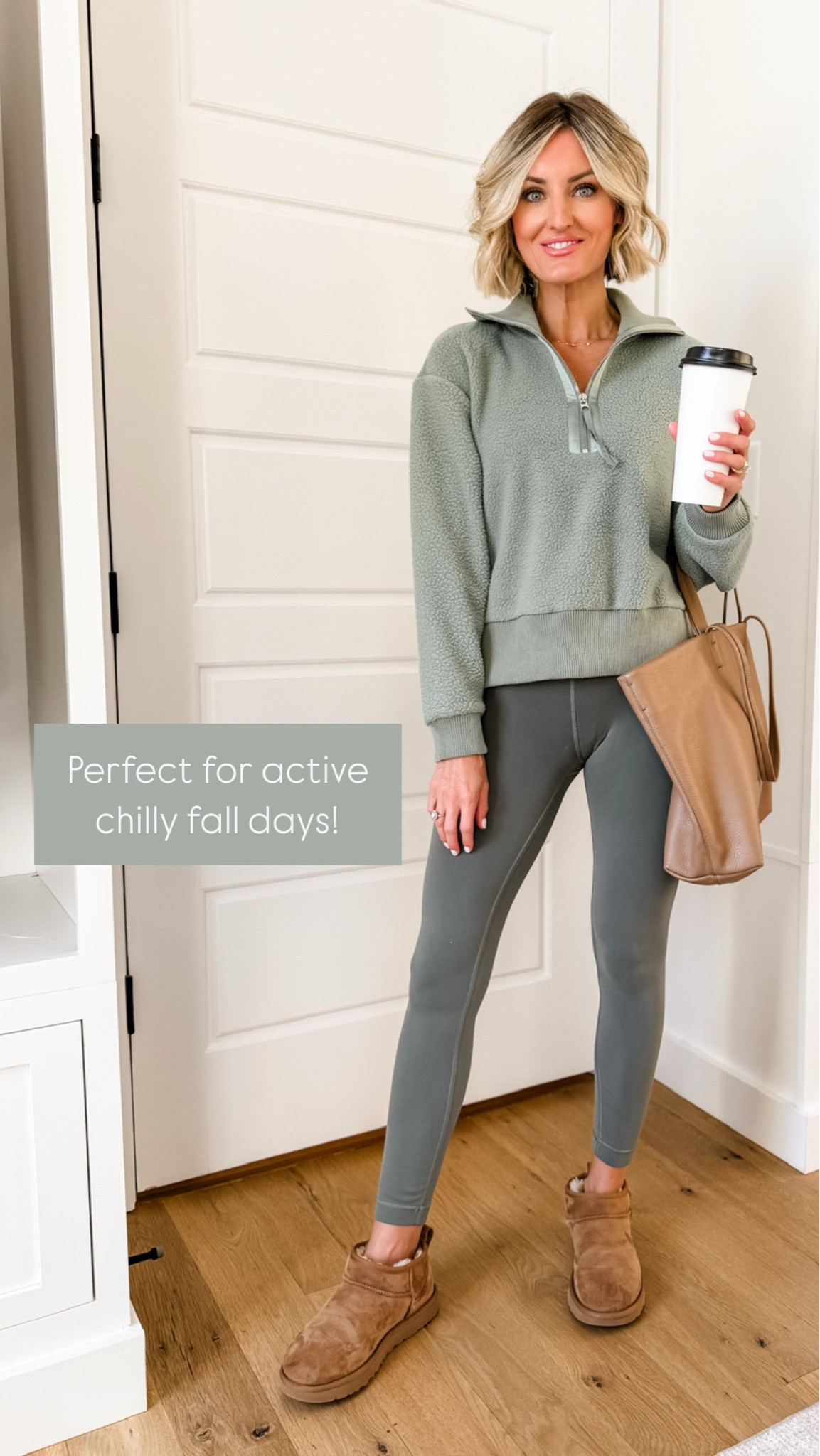 Love the green on green! Wearing XS!

Loverly Grey, weekend outfit, travel outfit, pullover, leggings, uggs, fall outfit 

#LTKStyleTip #LTKSeasonal