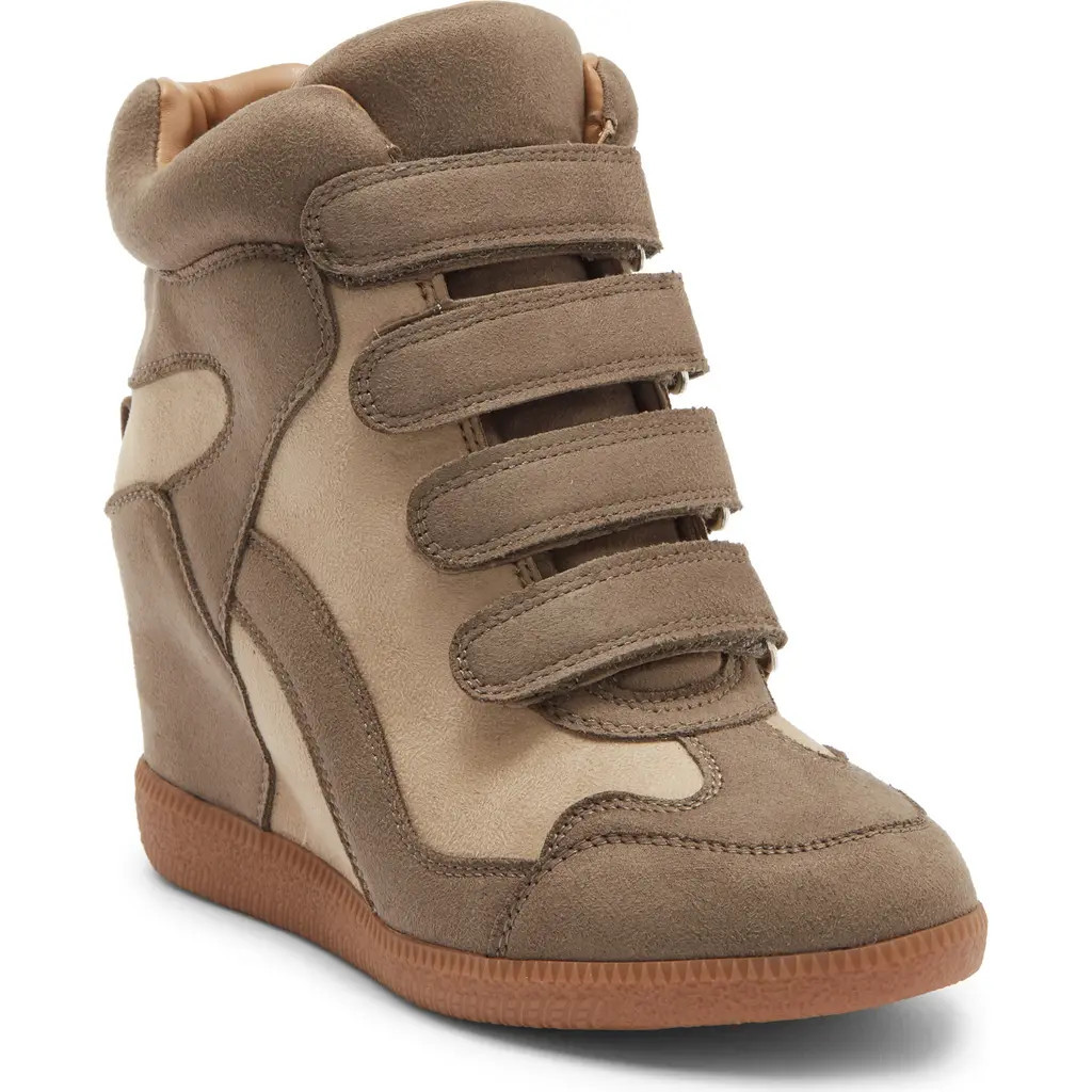 Steve Madden Woods Wedge Sneaker in Taupe Multi at Nordstrom Rack, Size 7.5 | Nordstrom Rack