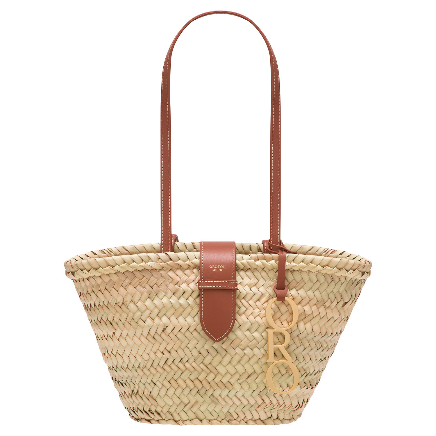 Madison Small Tote - Natural/Brandy | Oroton | Oroton