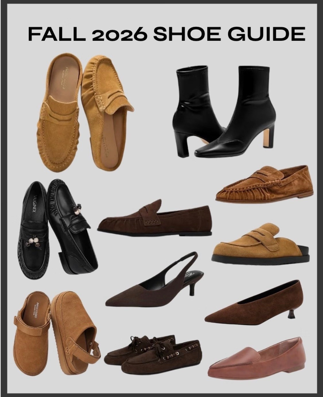 The fall shoes you need — all under $50 🤎
Loafers, suede, slingbacks, boots + more of the styles that are everywhere this season. Trending, chic + such good finds for the price.

Hashtags:
#LTKFinds #FallShoes #FallFashion #ShoesUnder50 #AffordableFashion #FallStyle #ShoeTrends #Loafers #Fall2026 #LTKStyle

#LTKootd #LTKOver40 #LTKNYFW