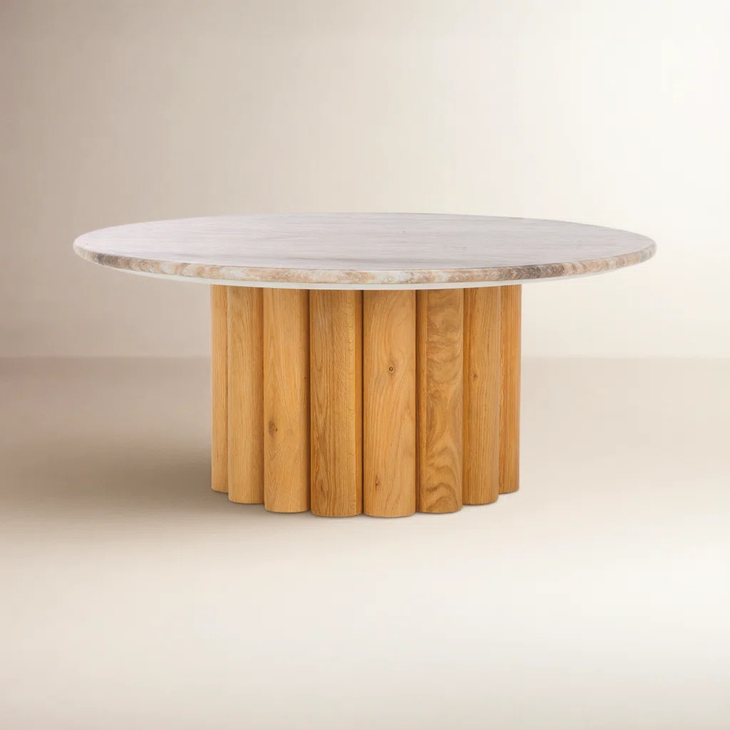 Joss & Main Kayle Poul Marble Top Coffee Table | Wayfair | Wayfair North America