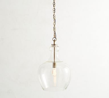 Flynn Recycled Glass Pendant | Pottery Barn (US)
