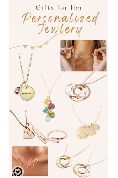 Mothers Day Personalized Jewelry 

#LTKGiftGuide