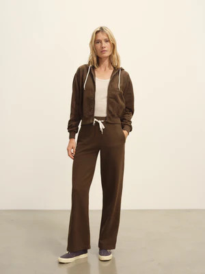 River Rock Vintage Interloop Wide Leg Sweatpant - Buck Mason- Modern American Classics | Buck Mason